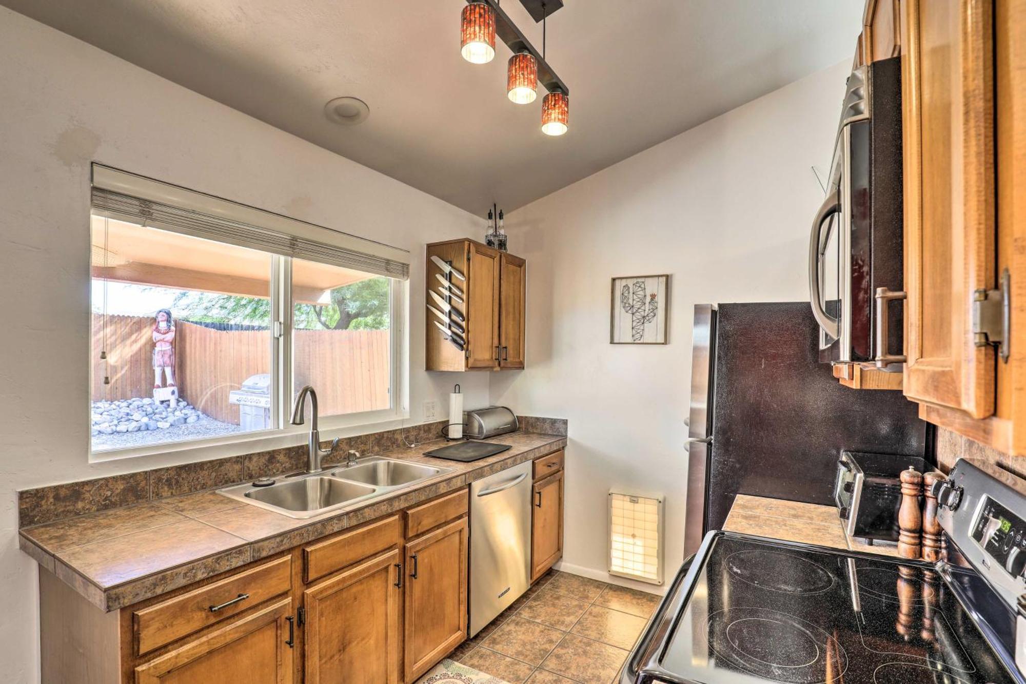 East Tucson House With Private Backyard And Fire Pit别墅 外观 照片